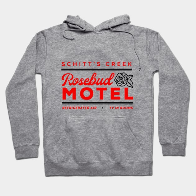 Rosebud Motel Schitts Creek Hoodie by Flow Space